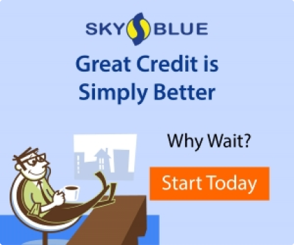 Sky Blue Credit image